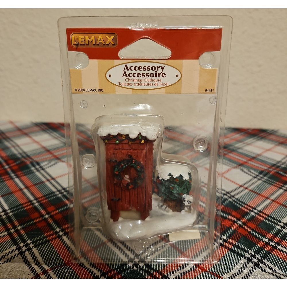 Lemax Christmas Outhouse Mini Figurine Holiday Village Accessory